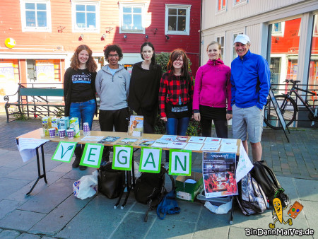 Advocating for veganism with great people